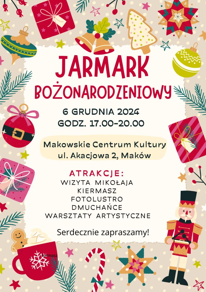 Jarmark Bożonarodzeniowy plakat