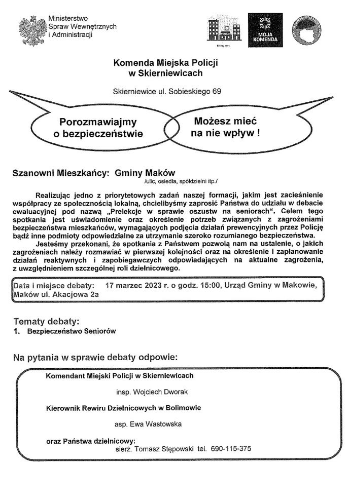 Policja spotkanie 2023
