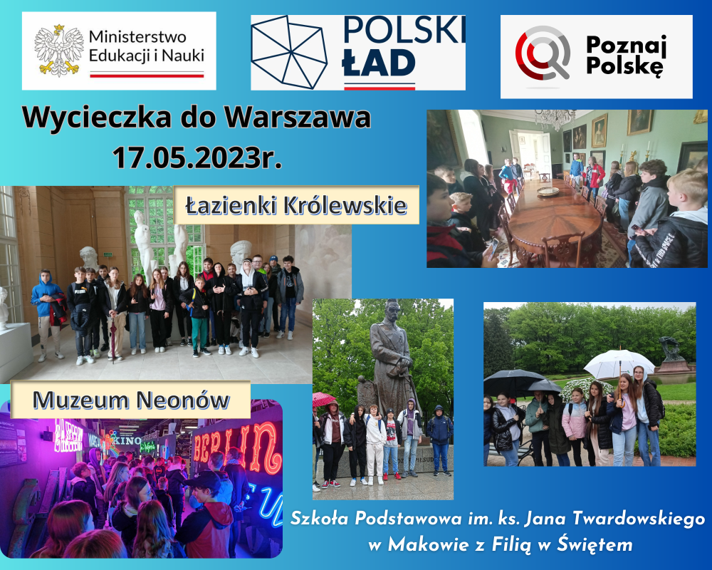 Wycieczka do Warszawa sp makow