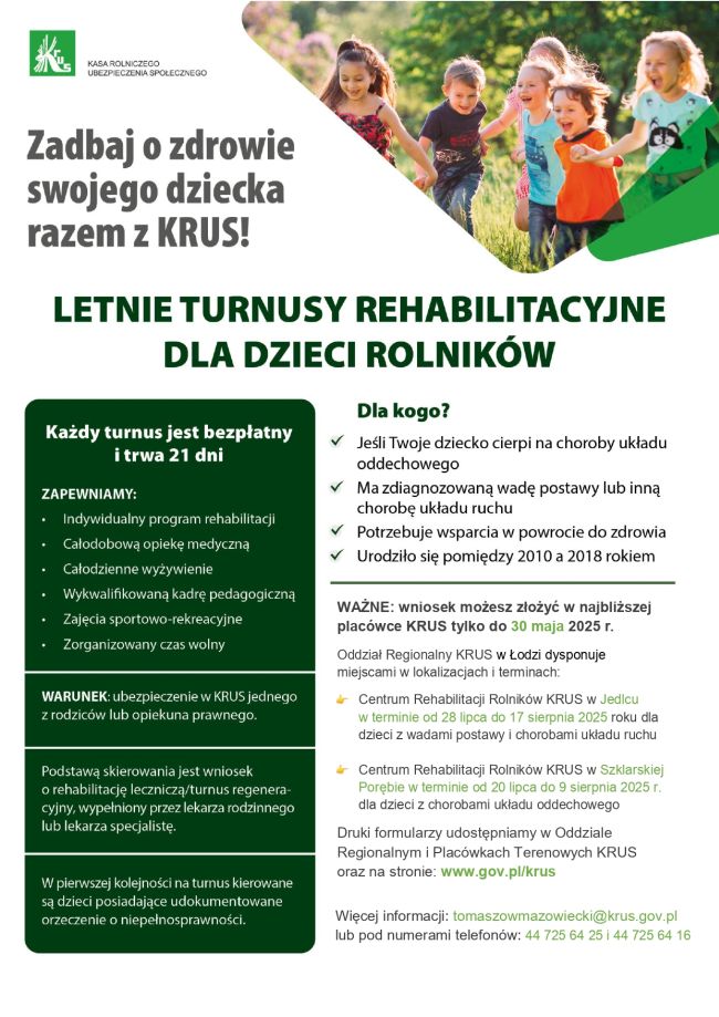 informacja KRUS 2025